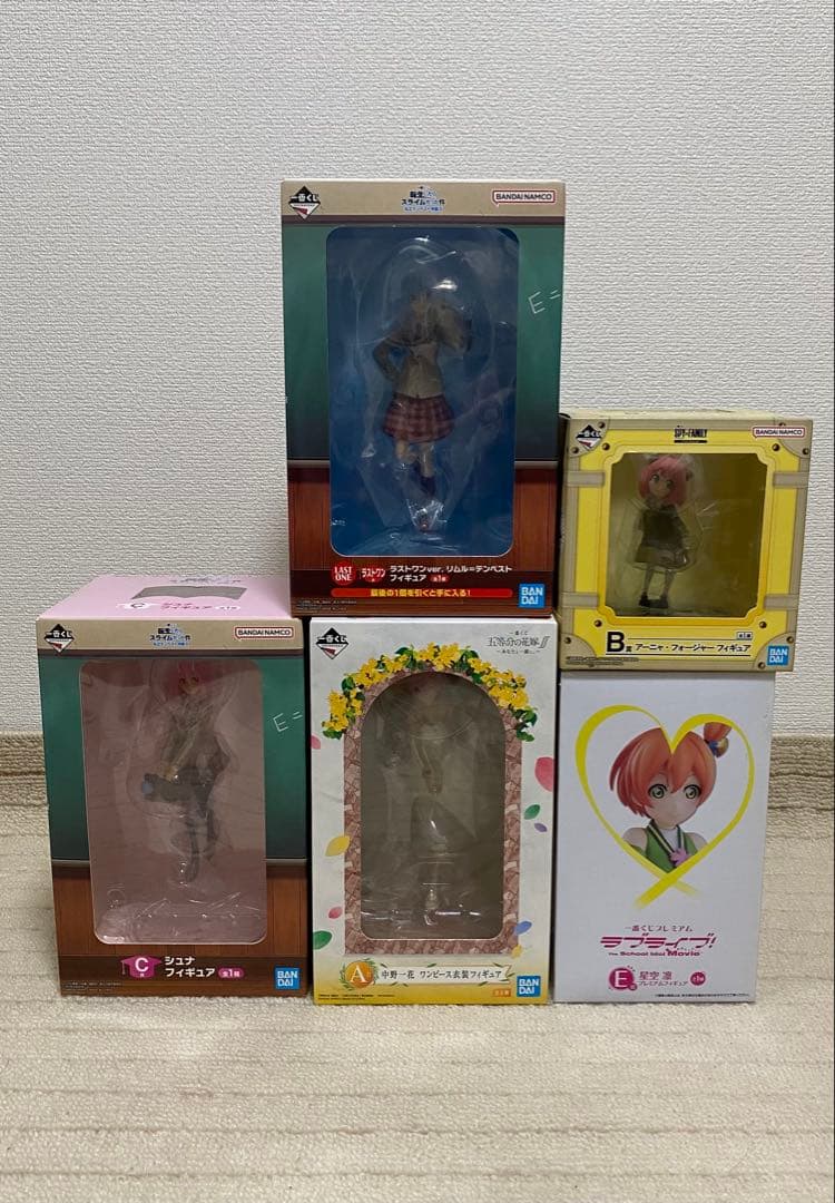 一番くじ　フィギュア　5点セット