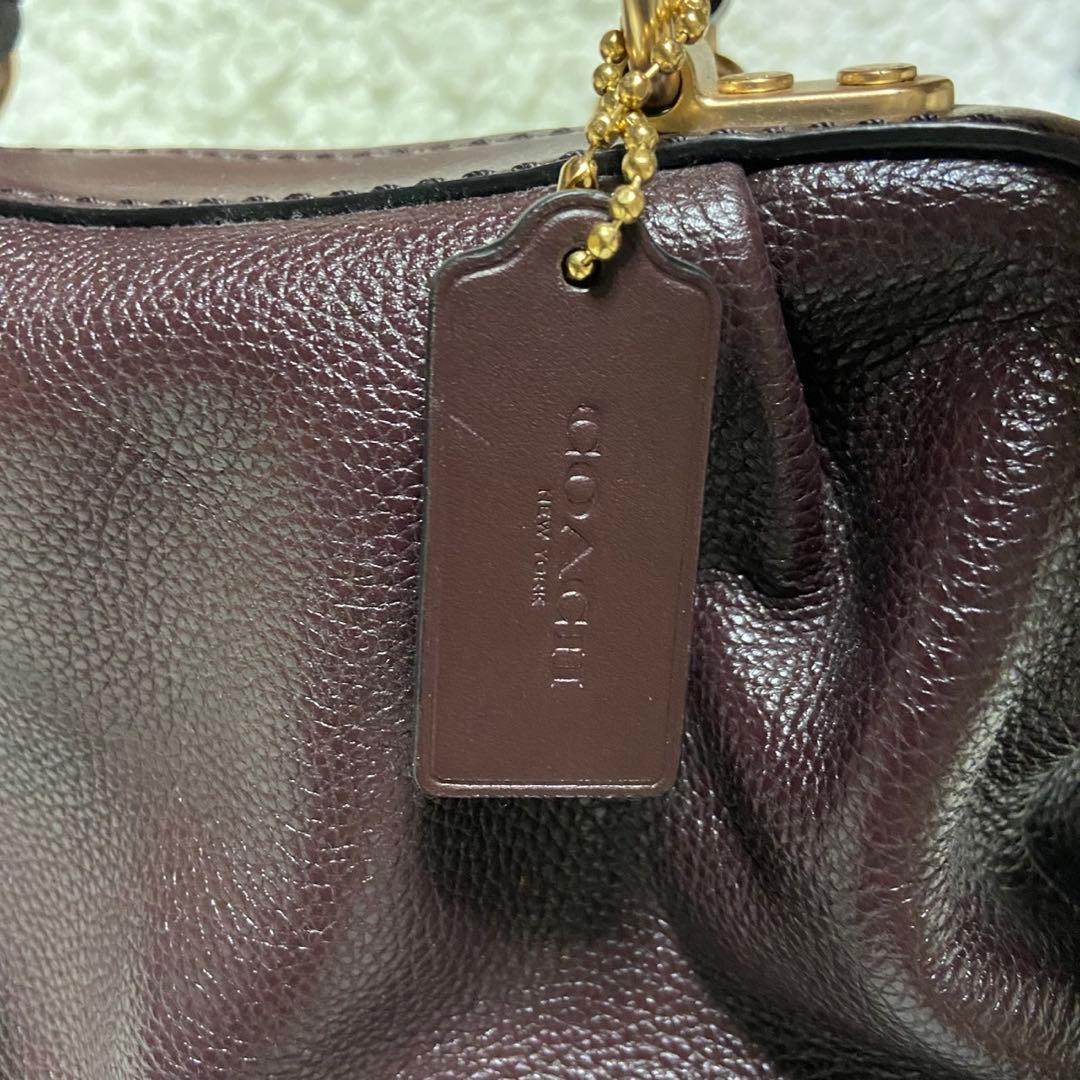 COACH レーン サッチェル 2way ハンドバッグ