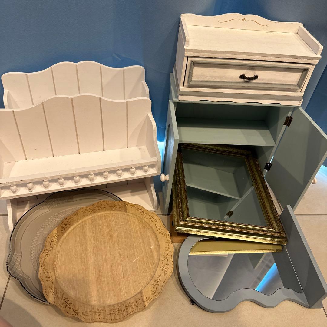 イベント什器一式① シャビー、アンティークなどの棚、シェルフ