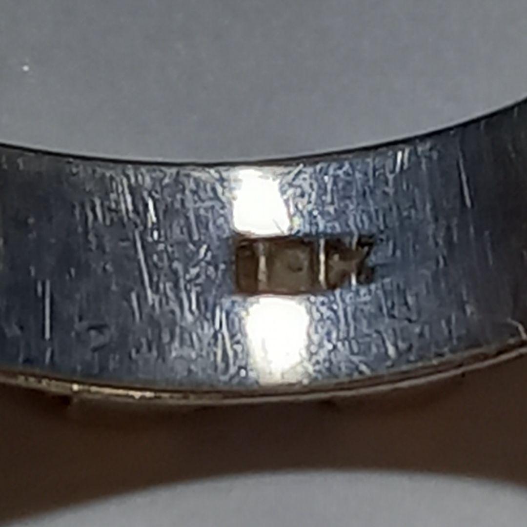 K10、K18 スターリングシルバー950メンズリング 24号　量目2.3g