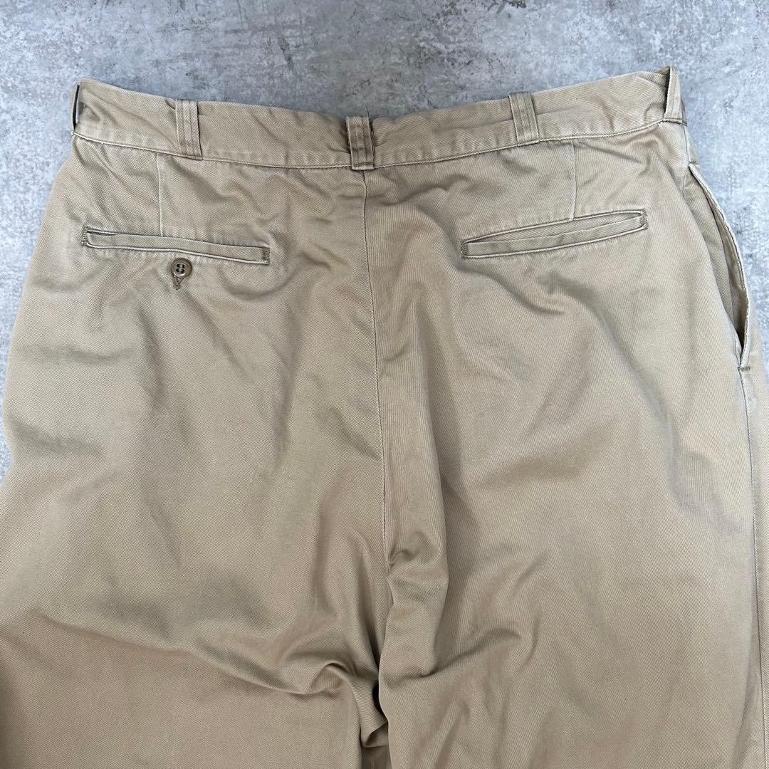 50-60s US ARMY チノパン PRENTICEジップ 米軍 実物