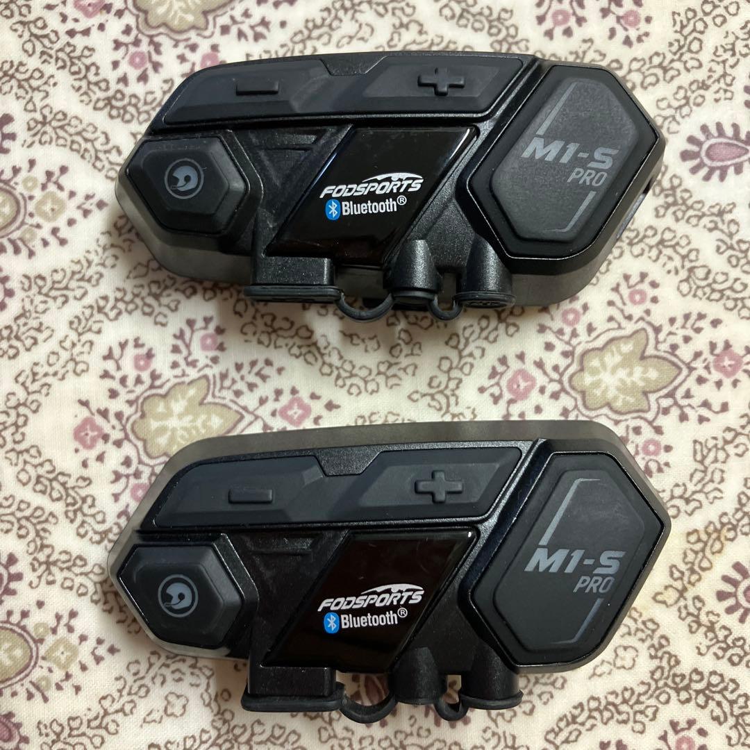 FODSPORTS M1-S PRO Bluetoothインカム 2個セット