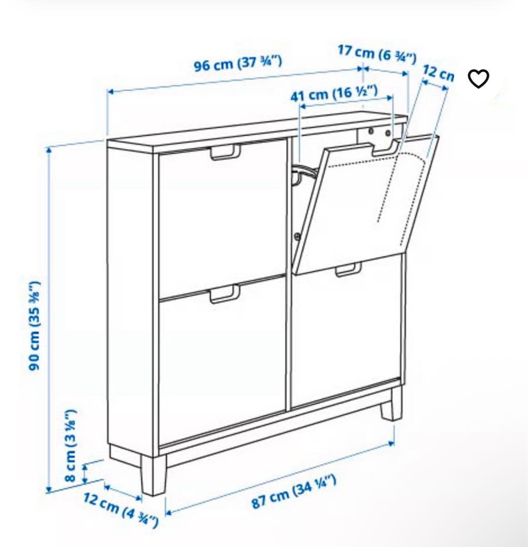 ikea シューズラック※ステル※収納※2段×2