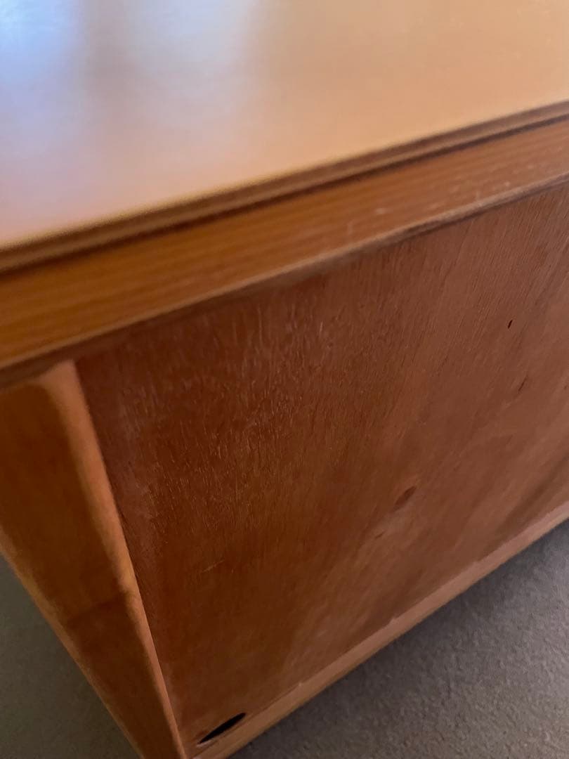 木製キャビネット 3引き出し ナチュラル