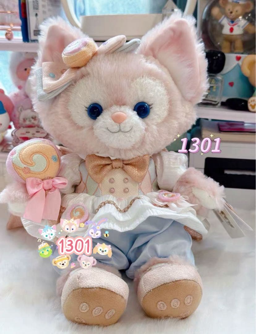 1301 上海ディズニー　お誕生日　リーナベル　ぬいぐるみSS