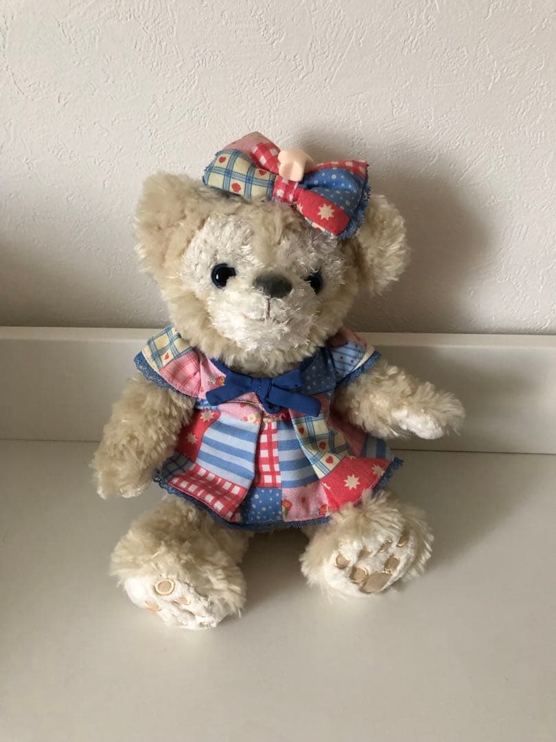 【リメイク】染色 ホワイト❣️シェリーメイ ディズニー ダッフィー　ぬいぐるみ