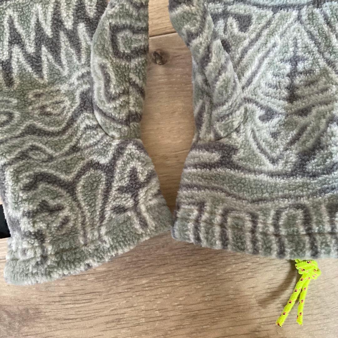 90s patagonia 総柄フリースミトンUSA製 / シンチラスナップT