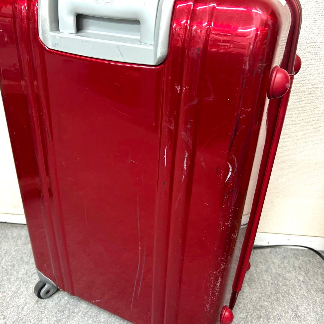 ゼロハリバートン 4輪 キャリーケース レッド 大容量 傷あり ZRPシリーズ