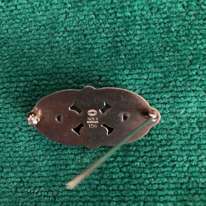 シルバーボールブローチ156シルバー925