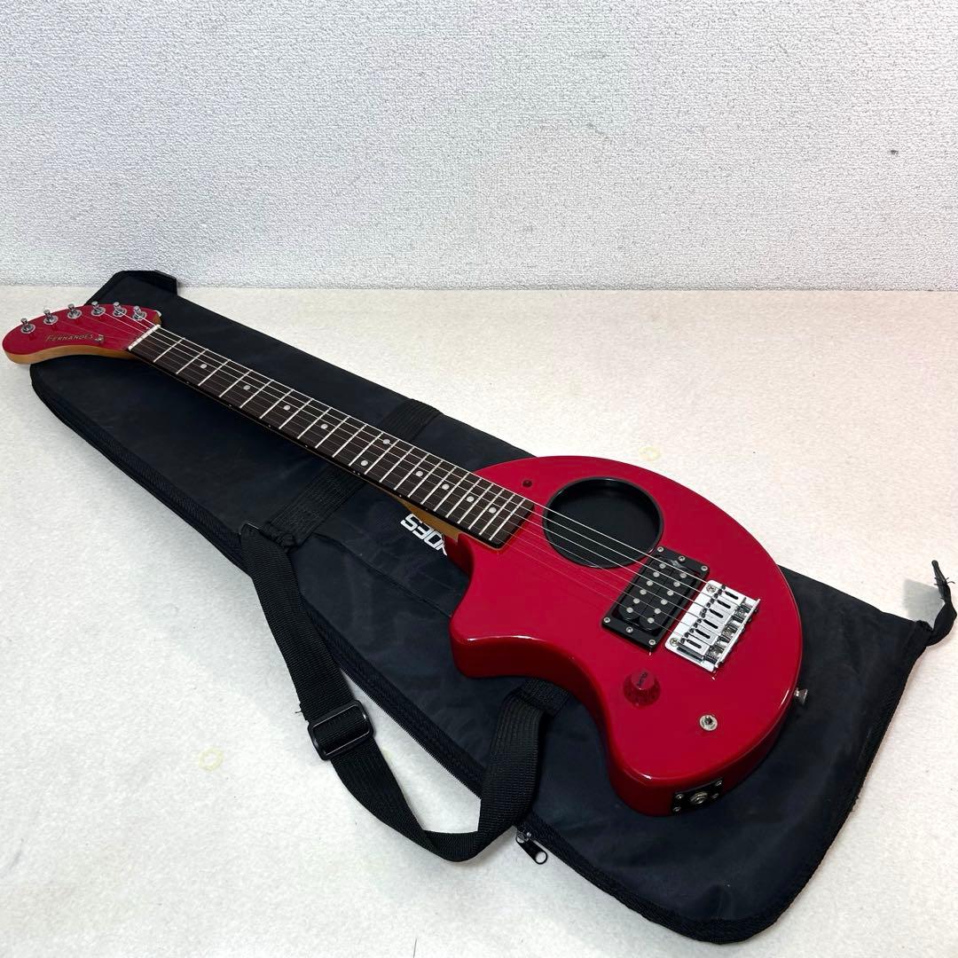 希少　FERNANDES　ZO-3　レフティ　コンパクト　アンプ内蔵ミニギター