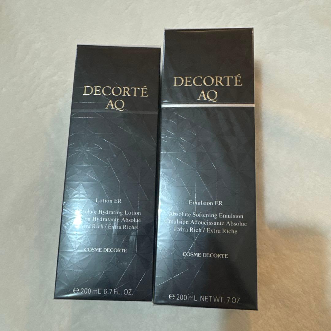 コスメデコルテ AQエマルジョン(ER)ローション(ER)2点セット フィルム付
