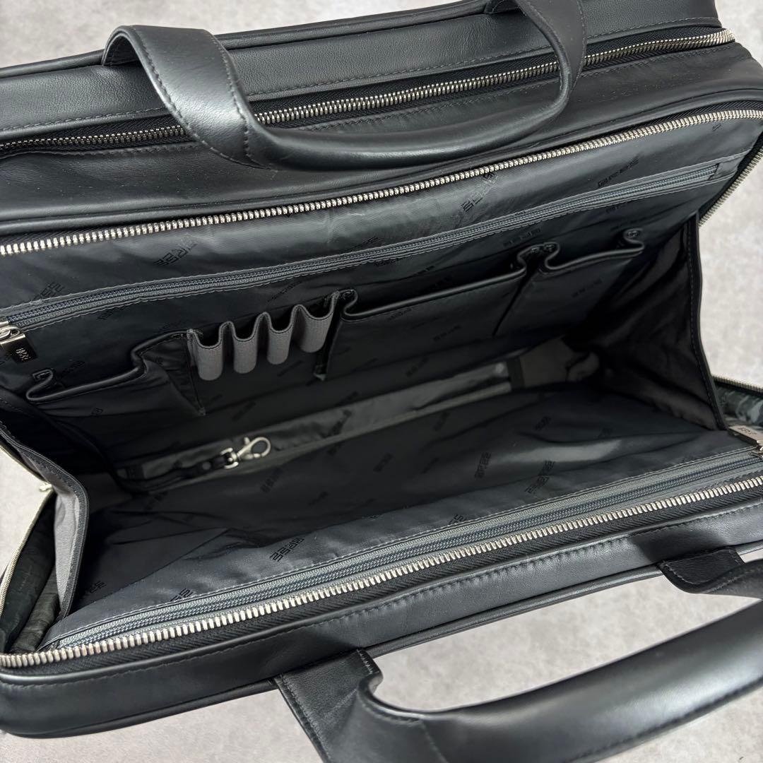 【美品】ブリー 2way ブリーフケース ビジネスバッグ 本革 書類鞄 ブラック