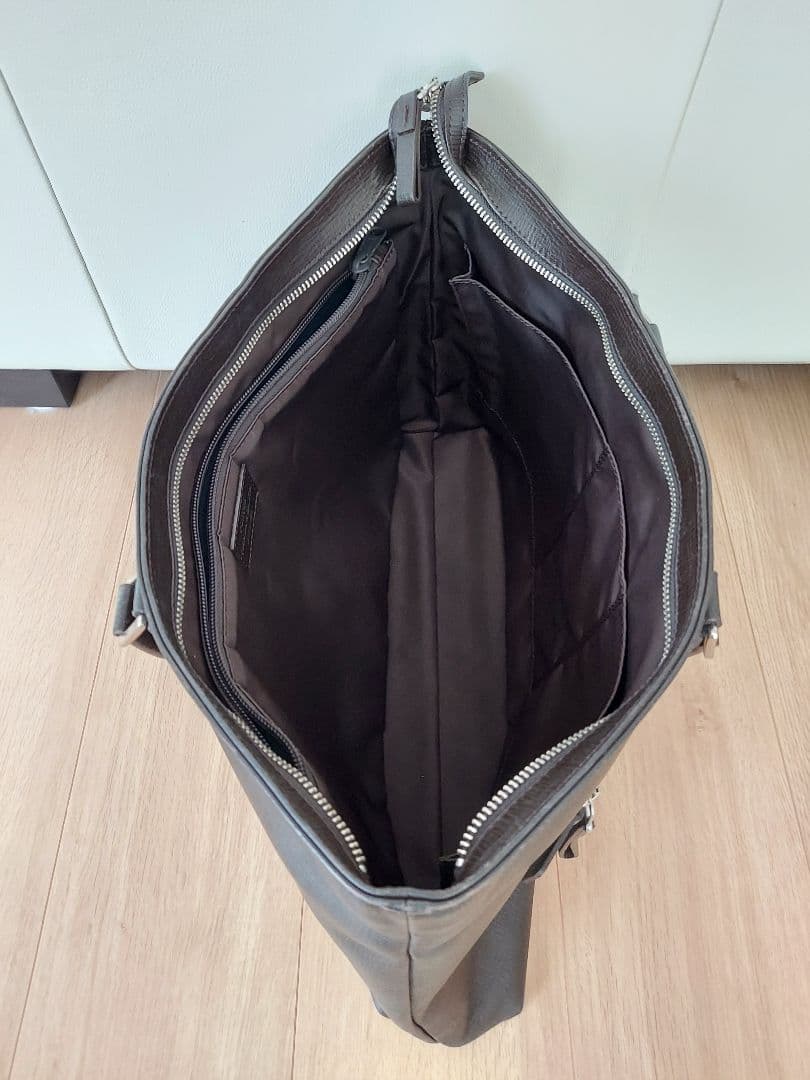 PORTER　ダークブラウン　 レザー ビジネスバッグ