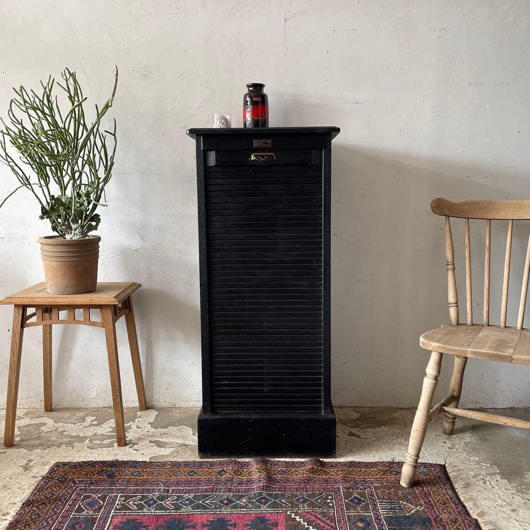 ビンテージ シャッターファイルキャビネット 本棚