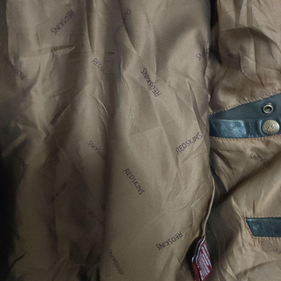 REDSKINS レザーシングルライダースジャケット XL