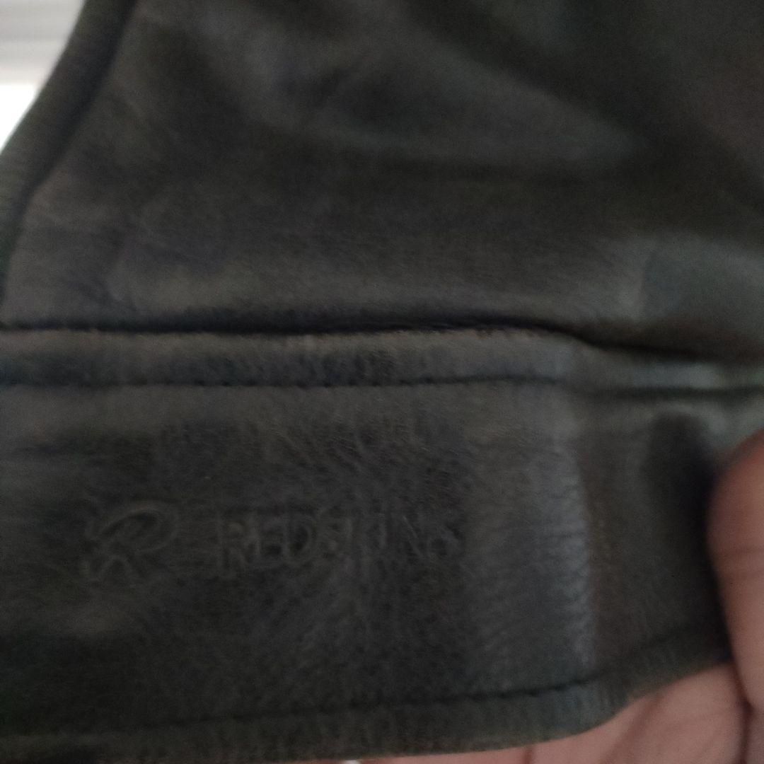 REDSKINS レザーシングルライダースジャケット XL