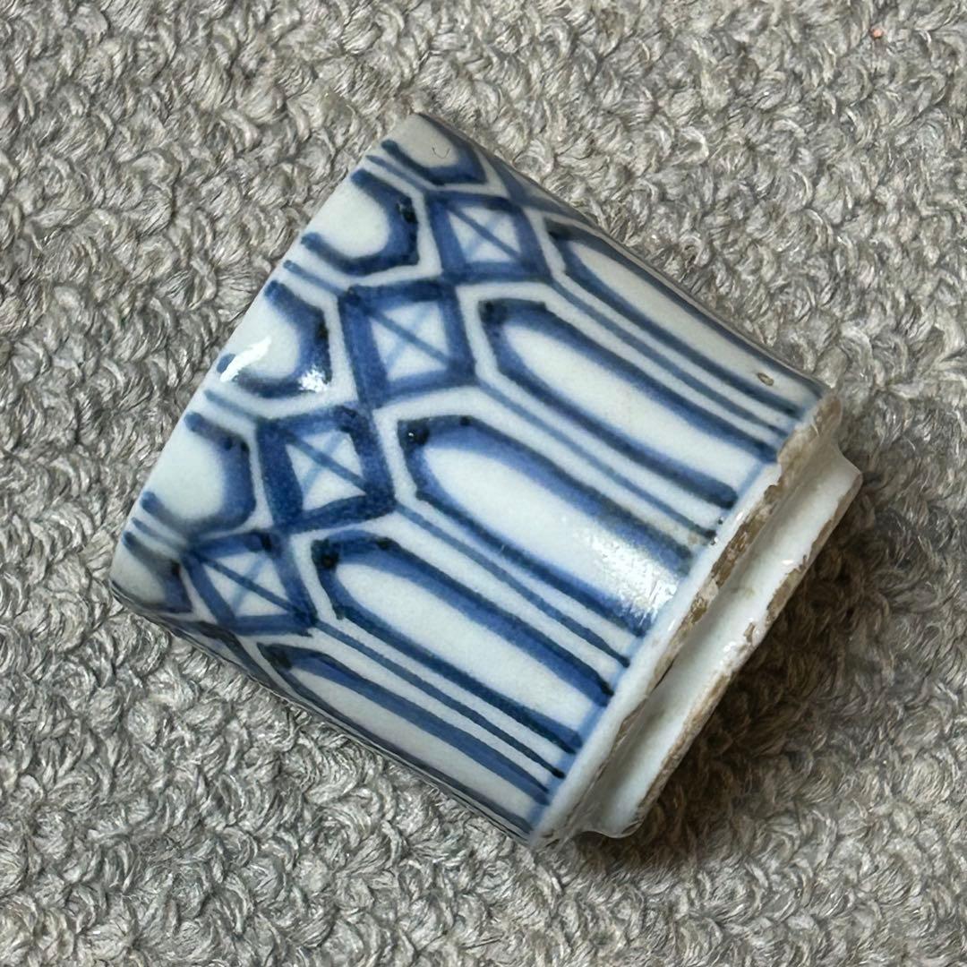 伊万里猪口幾何学模様