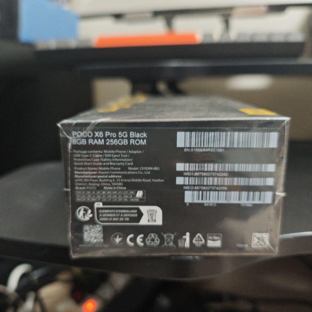 POCO X6 Pro 5G グレー 8GB RAM 256GB ROM