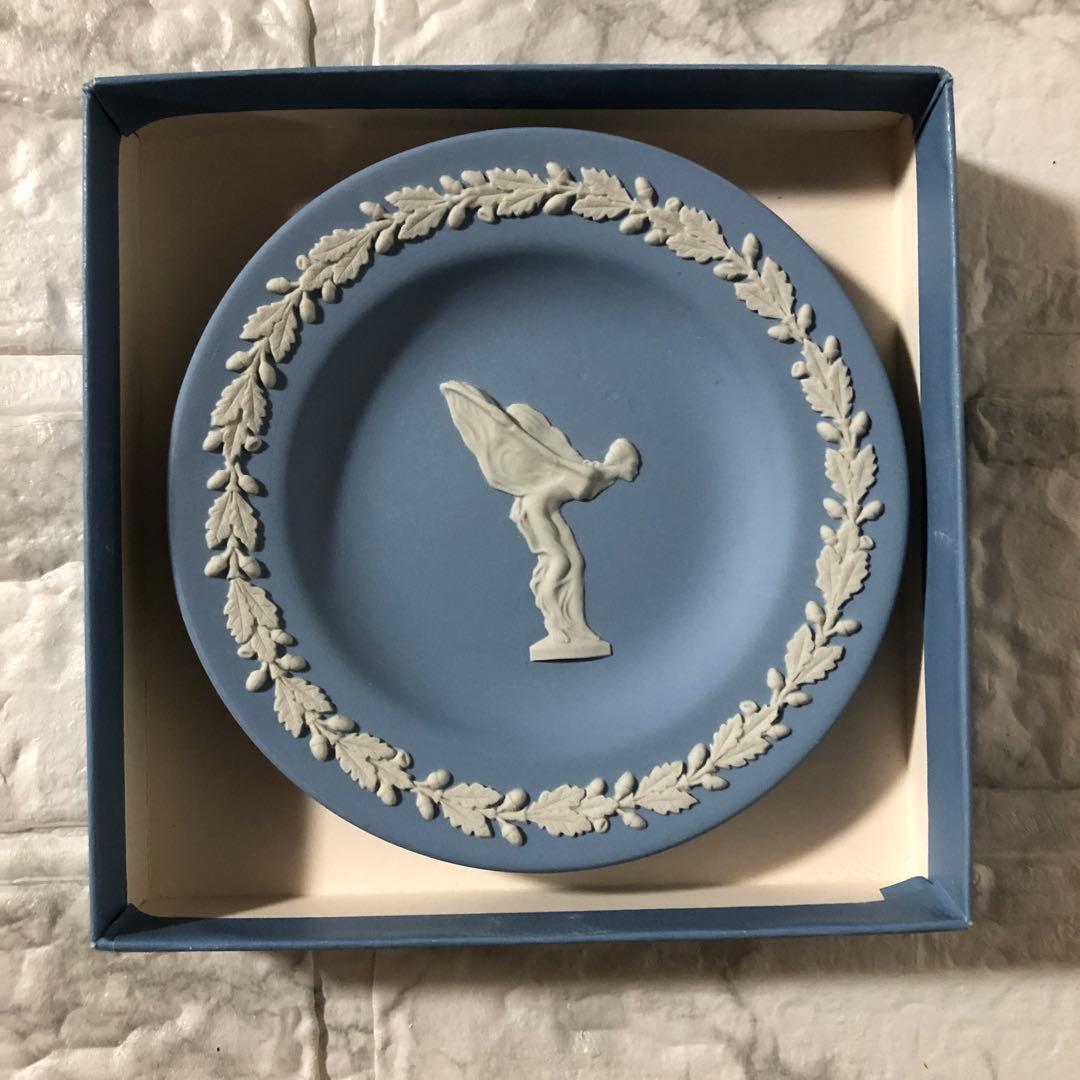 希少 ウェッジウッド ジャスパーウェア ピンディッシュ ロールスロイス特別モデル