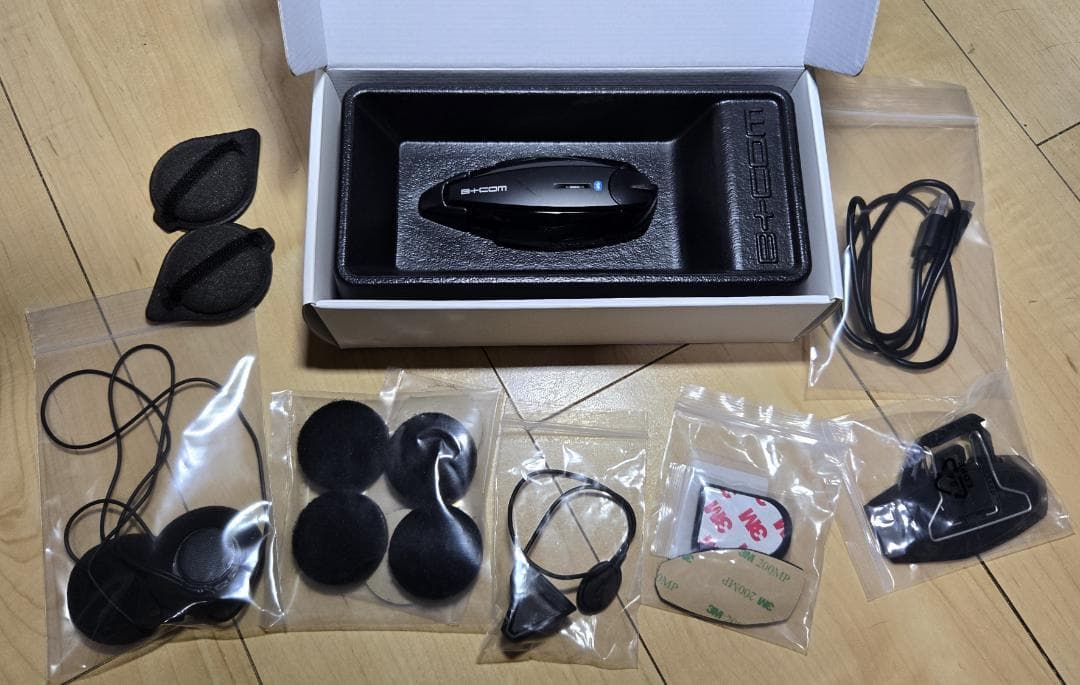 B+COM ONE Bluetooth ワイヤーマイクユニット（ジャンク）