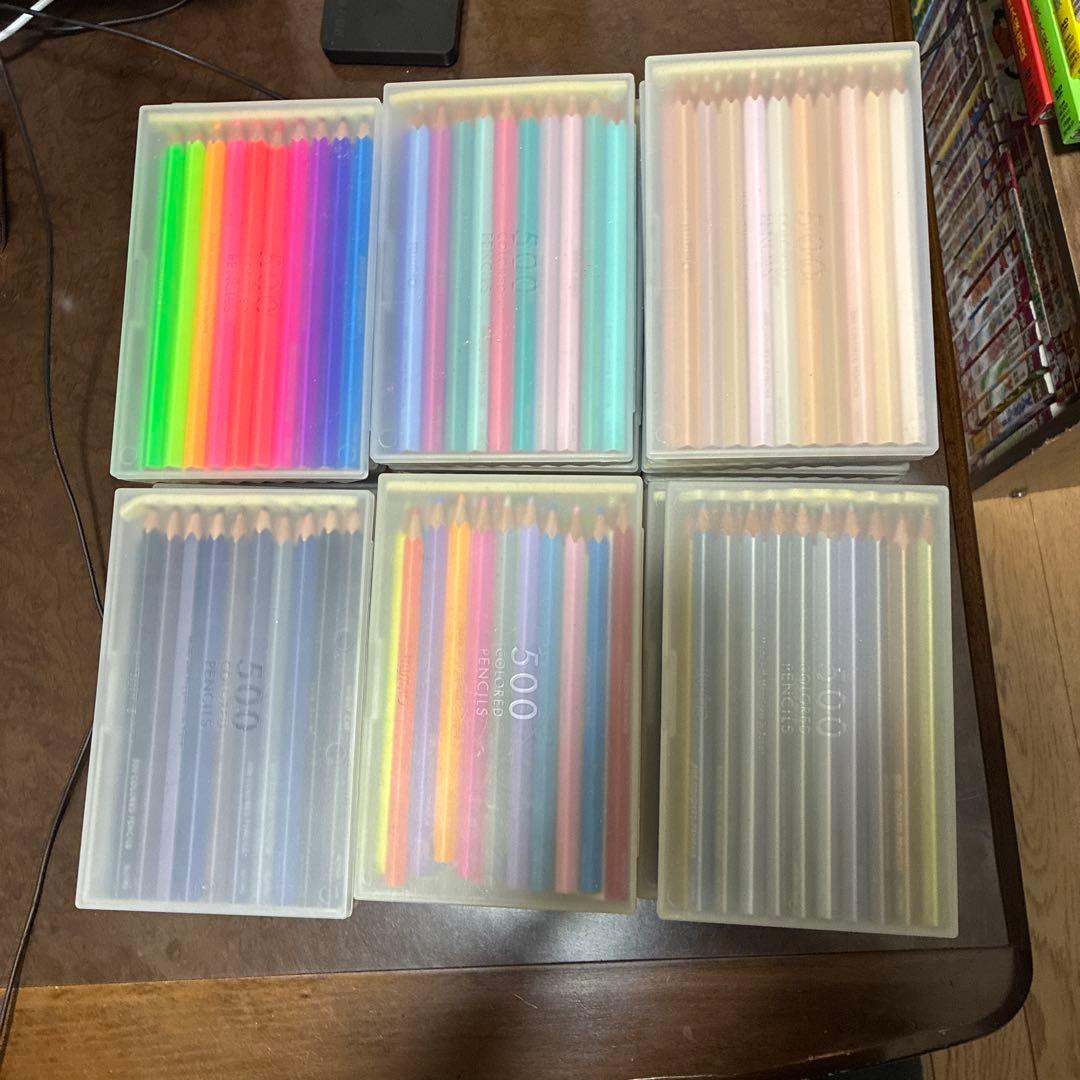 500色色鉛筆　シャープナー付き