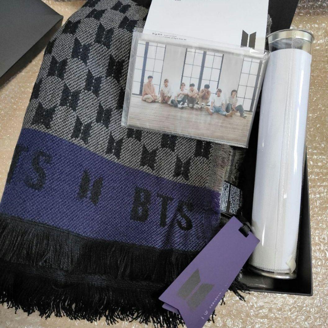 BTS MERCH BOX #1抜無しブランケット、フォト、ファブリックポスター