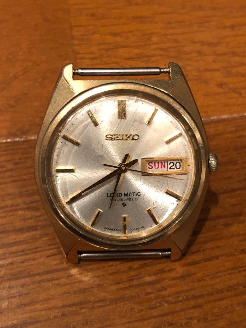 SEIKO LORD MATIC 稼働品　LM ビンテージ　セイコー　記念品