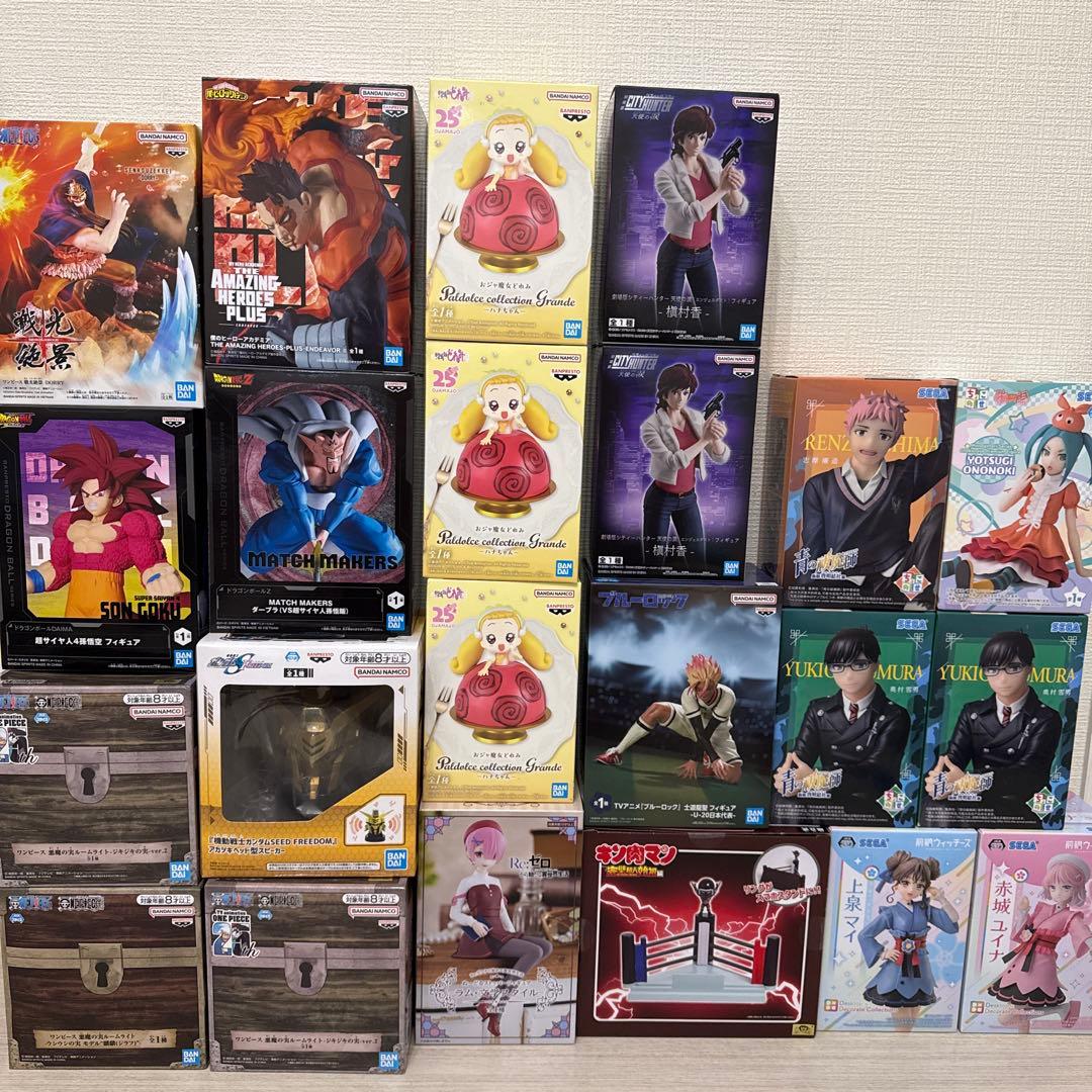 プライズフィギュア ワンピース ドラゴンボールなど 22個セット まとめ売り