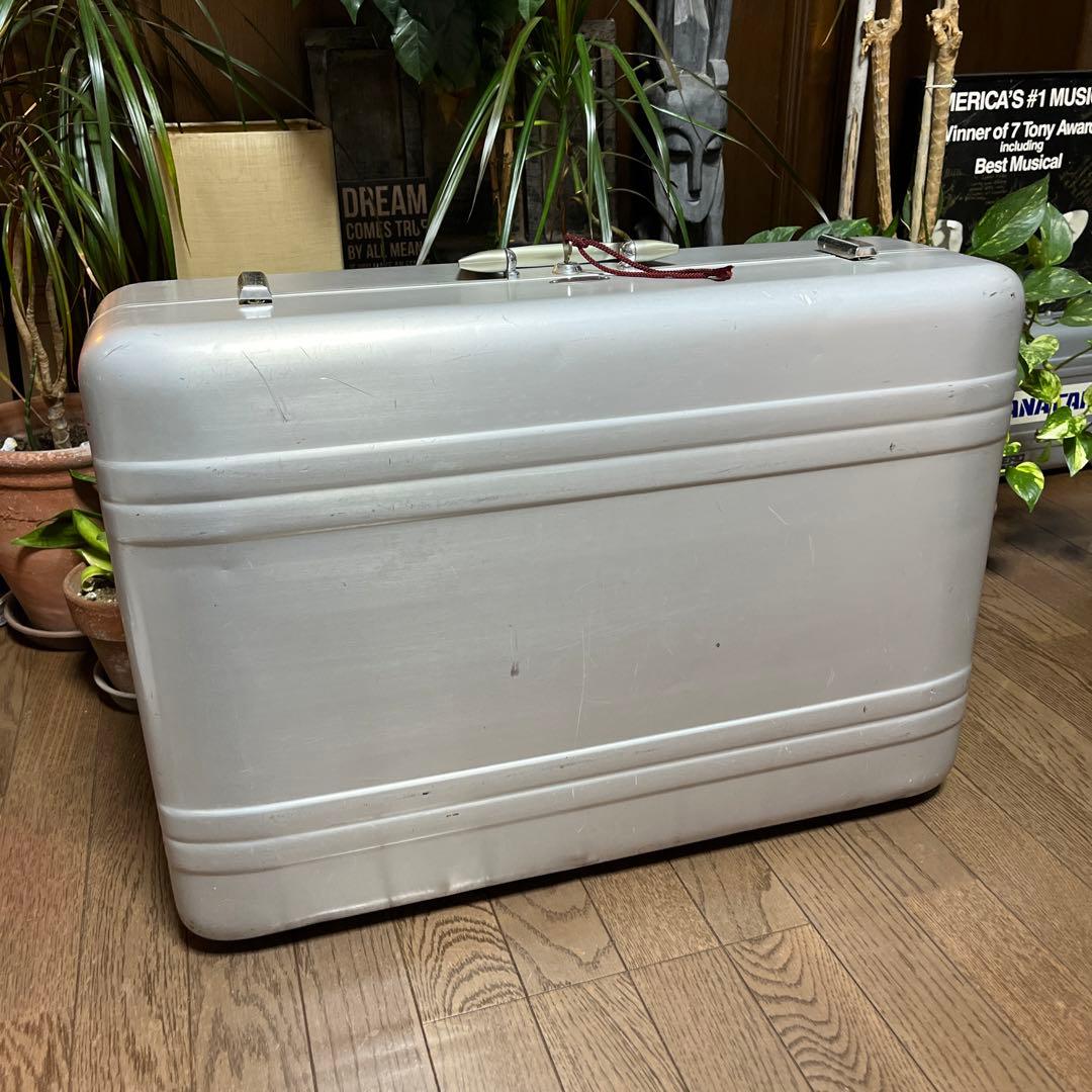素敵な内装【鍵つき】レア大型赤ハリバートンゼロハリバートンビンテージスーツケース