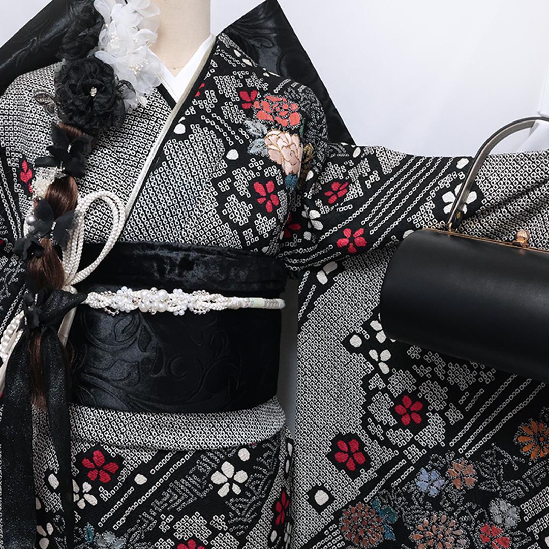 2026年成人式まだ間に合います！◆ 振袖6点セット ◆フルセット総絞りoN18