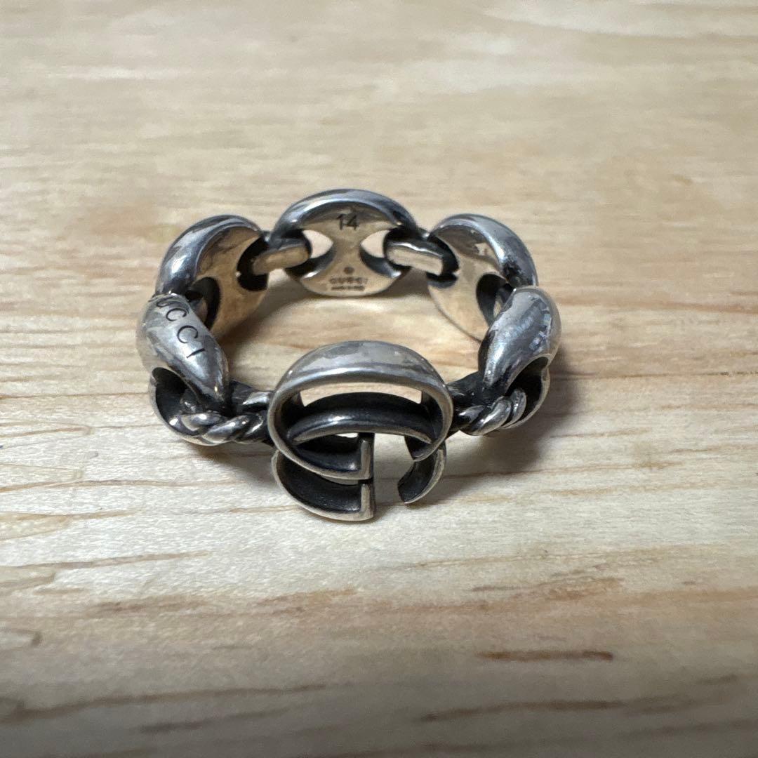 GUCCI グッチ メンズ リング 14号