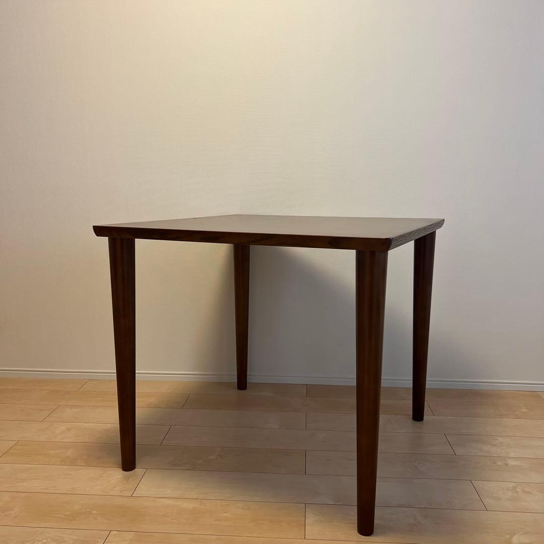 カリモク60 + ダイニングテーブル　800 2人用　ウォルナット