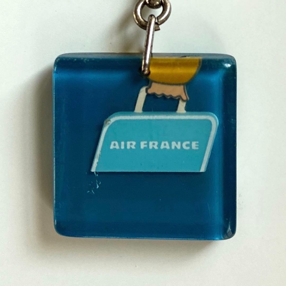 AIRFRANCE×Savignac　ブルボンキーホルダー　フレンチキーホルダー