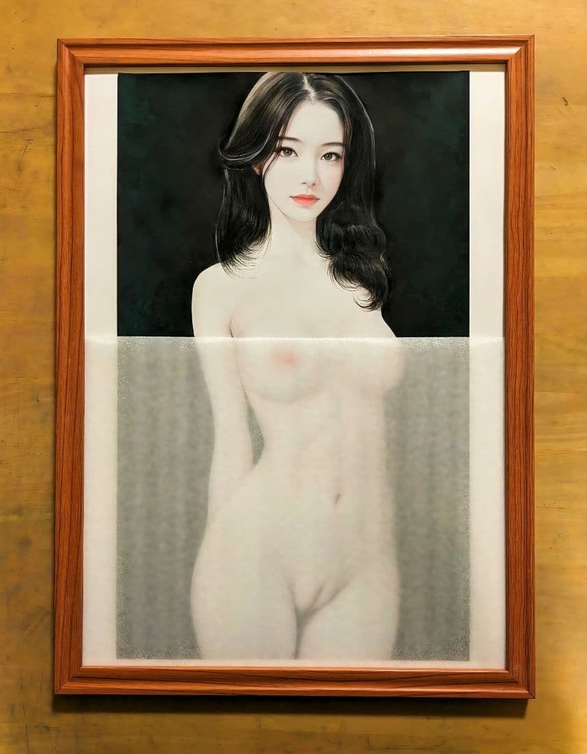 美人画『三白眼の妖艶美女❤️』 A3 特大サイズ