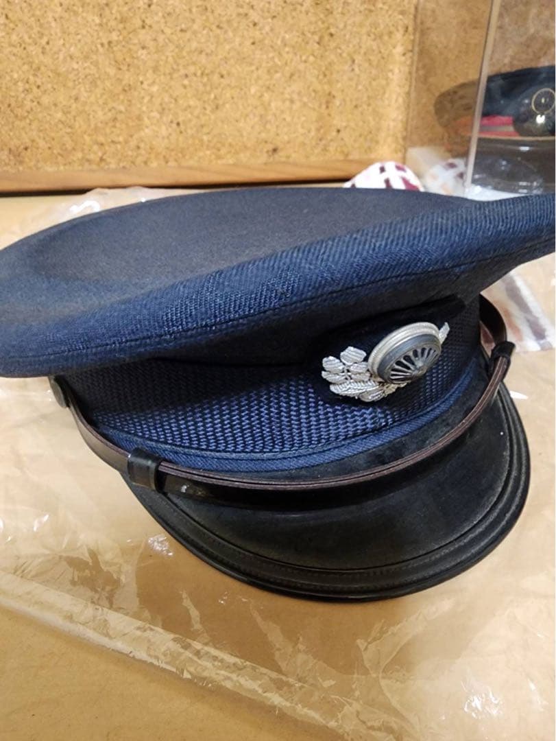 昭和45年製 ネイビーキャップ 日本毛織とミニチュア帽子