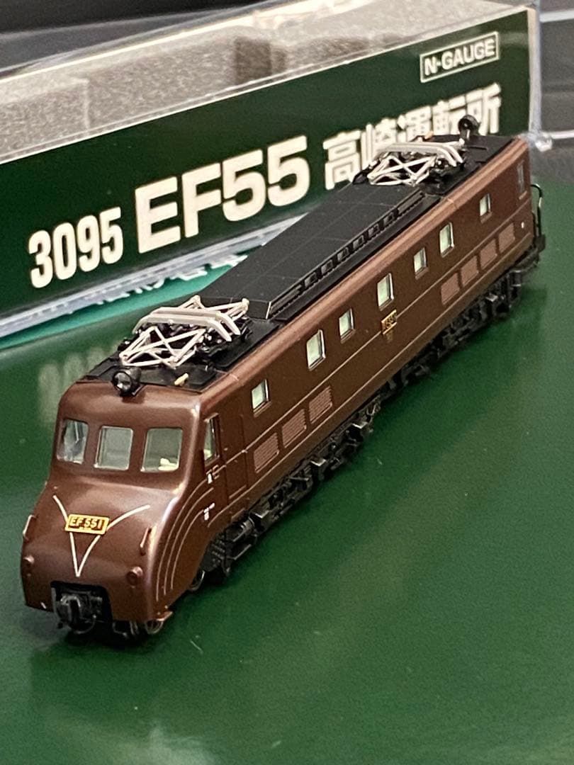 【美品】☆KATO 高崎運転所、旧型客車43系、7両、EF55セット☆