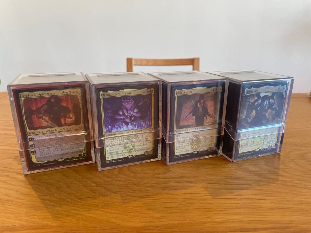 統率者デッキ4種　ニューカペナ、苦痛の虹　ボルダー及びスリーブ付