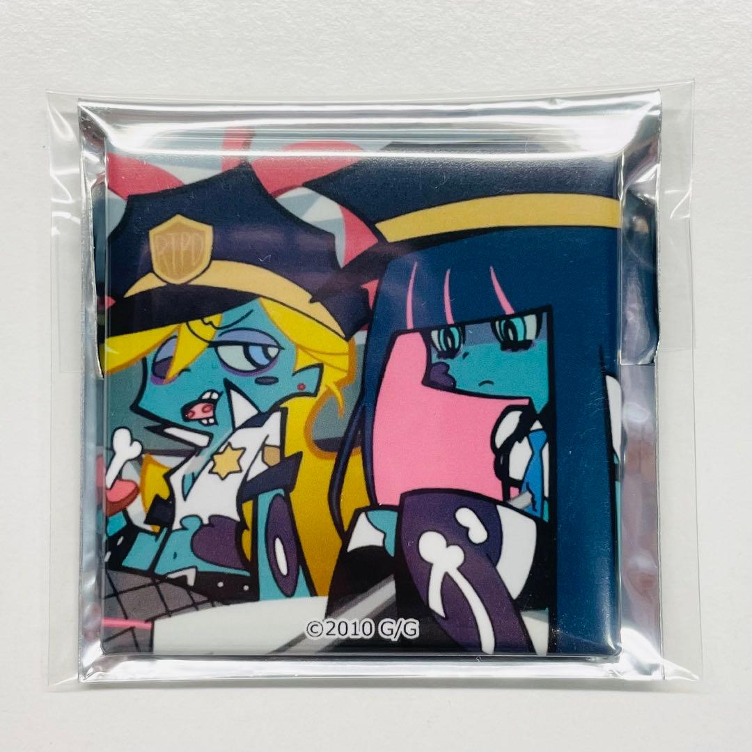 パンティ&ストッキングwithガーターベルト スクエア型缶バッジ ②