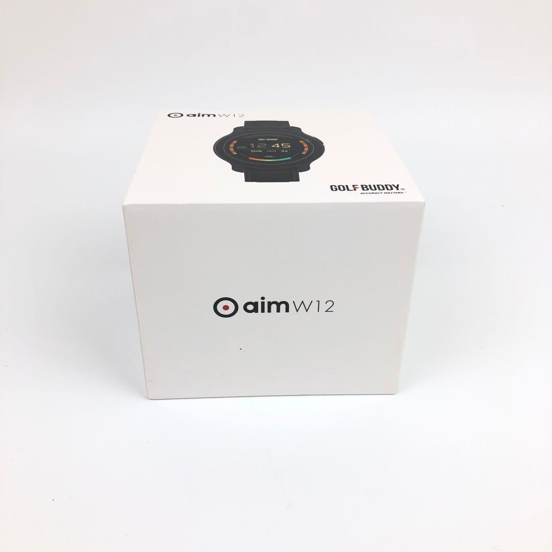 【極美品】GOLF BUDDY aim W12 GPS ゴルフウォッチ　GPS付
