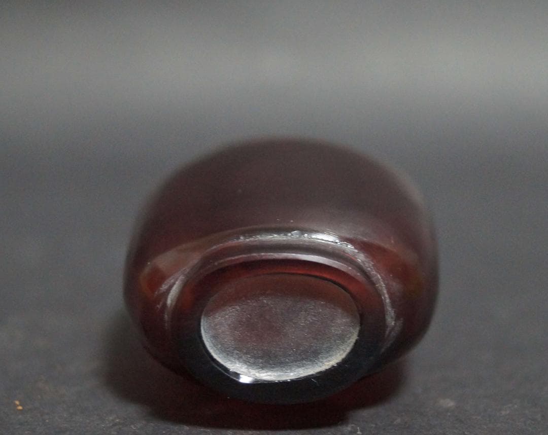 清  料器鼻煙壷  薄い紫色嗅ぎタバコ 喫煙具 美しい色★時代物★