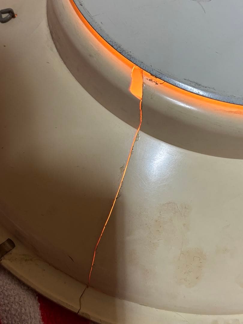 ビンテージ50年代CBS ラジオ＆テレビ時計 ネオンライト付き電球junk古着