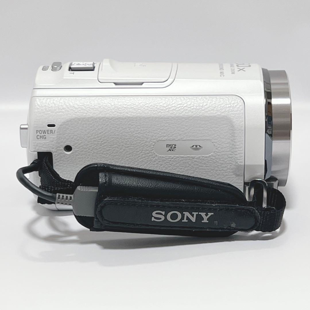 【美品】SONY HDR-CX535 ビデオカメラ ホワイト
