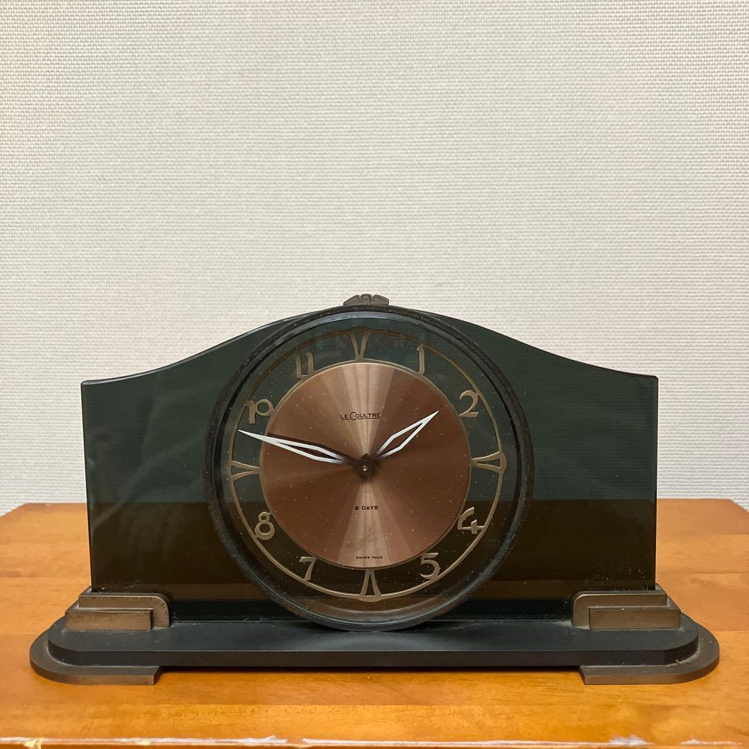 LECOULTRE ルクルト　置時計　アンティーク　ヴィンテージ　骨董　スイス製