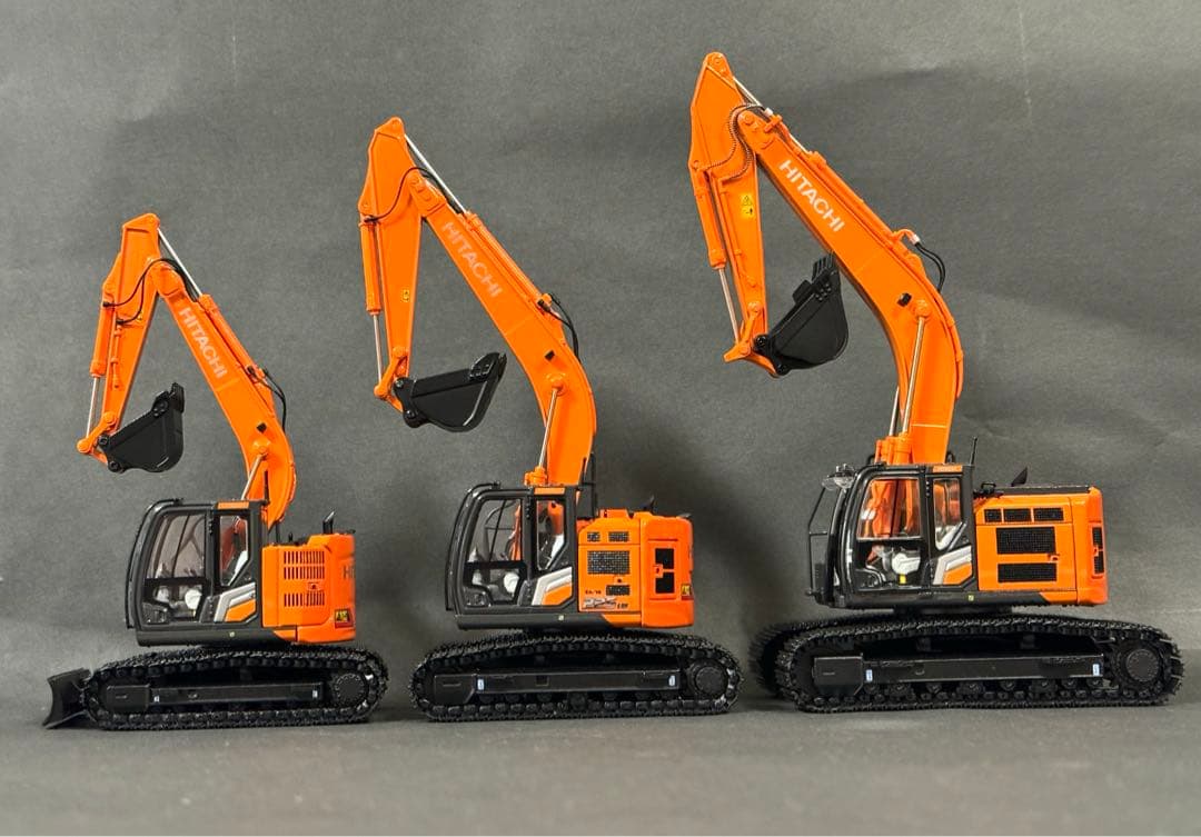 入手困難　日立建機ZAXIS ZX135 225 345 油圧ショベル1/50