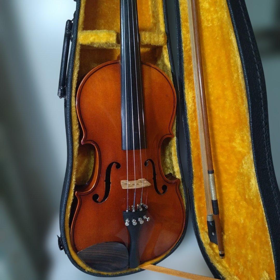 ♥買い得品♥4/4スズキバイオリン♥品番280♥4アジャスタ―付♥弓ケ―ス松脂付