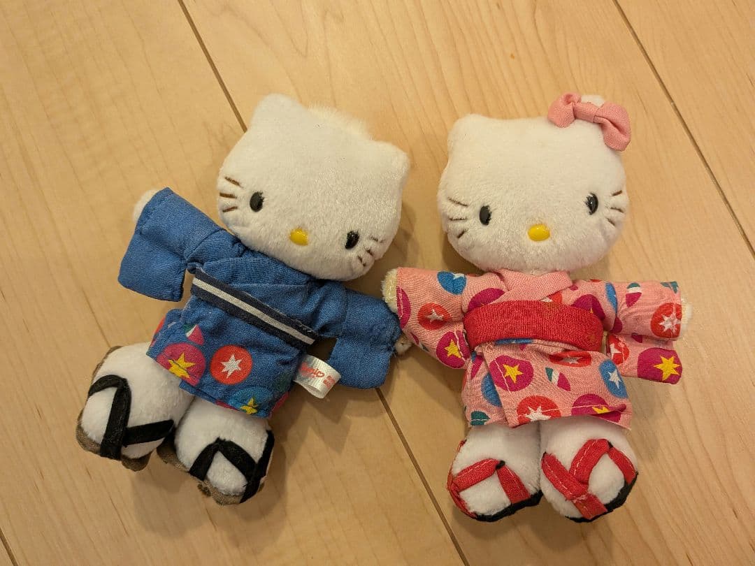 レトロ　ハローキティ 浴衣　ドール　ぬいぐるみ　ダニエル　セット