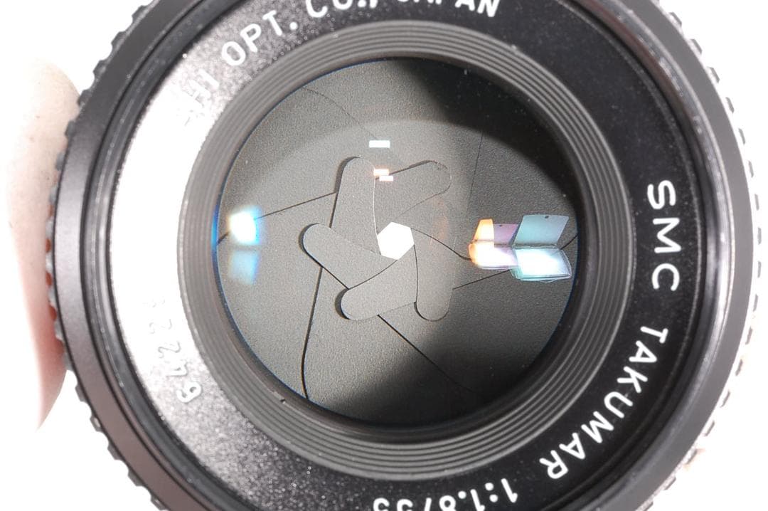 完動整備品 綺麗です ペンタックス SMC タクマー 55mm 1.8 M42