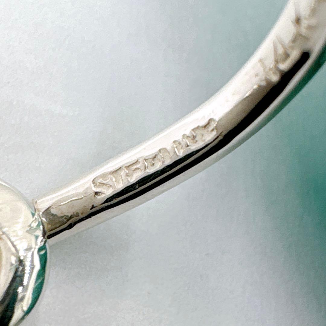 美品 オールドティファニー ラブノット コンビ 11.5号 シルバー k14