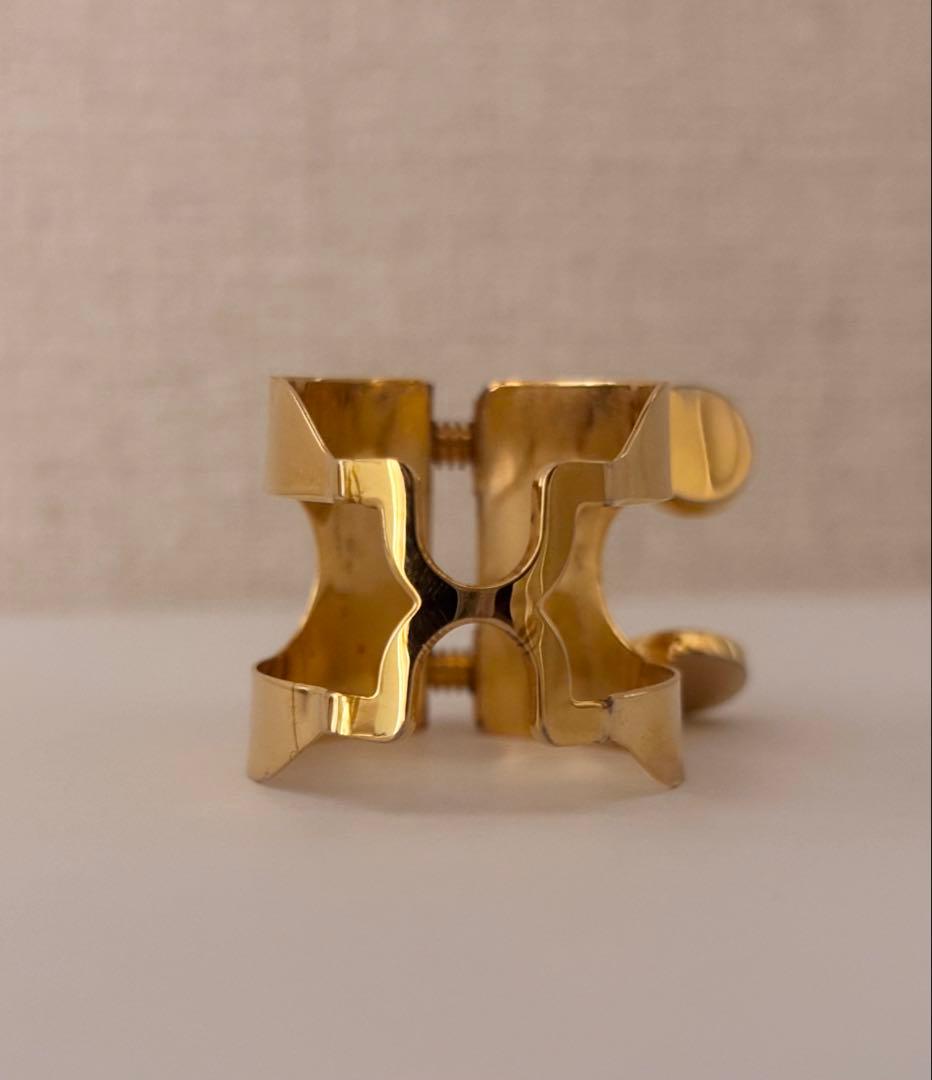 B♭クラリネット用リガチャー HARRISON（ハリソン）C/GP 金メッキ