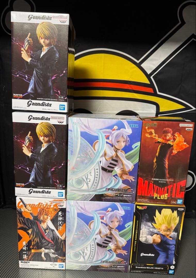 最新プライズ　クラピカ　フィギュア　魔人ベジータ　宿儺　フリーレン　黒崎一護